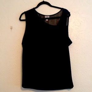 Elegant black tank